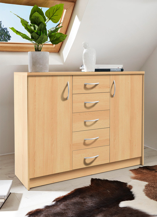 Sideboards & Kommoden - Kombifreundliche Kommoden-Serie, in Farbe BUCHE Ansicht 1