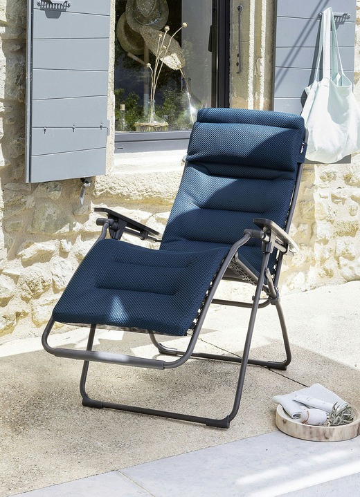 Gartenmöbel - Relax-Liege XL Lafuma Be Comfort, in Farbe BLAU Ansicht 1