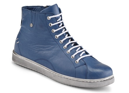 Schnür-Stiefelette mit herausnehmbarer Lederdecksohle