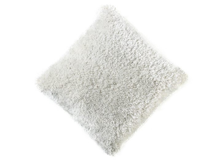 Modern - Hochflor-Teppiche und Kissen mit Baumwoll-Rückseite, in Größe 113 (Brücke, 80x150 cm) bis 915 (Kissen mit Füllung, 45x45 cm), in Farbe WEISS Ansicht 1