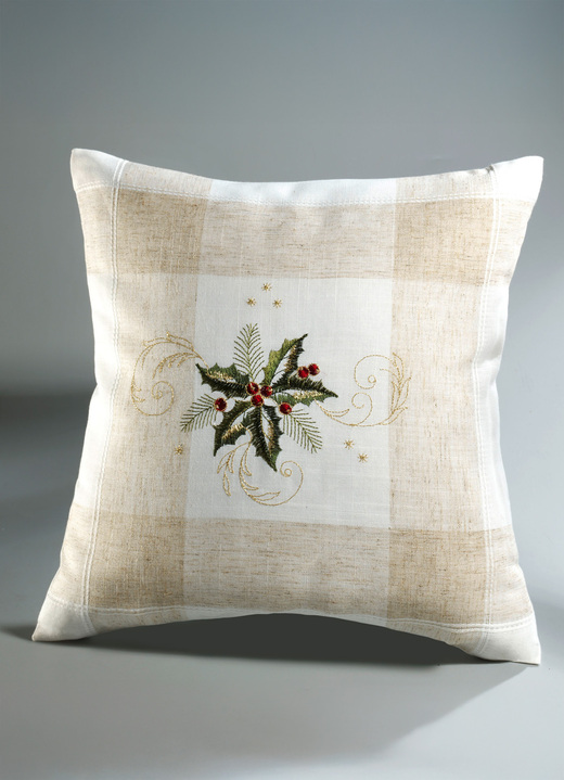 Tischdecken - Weihnachtliche Raum und Tisch-Accessoires mit dezentem Dessin, in Größe 101 (Läufer, 35/ 50 cm) bis 404 (Kissenbezug, 40/ 40 cm), in Farbe  Ansicht 1