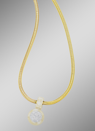 Rosenkranz 585 Gold Halskette Collier Anhänger Medaillon