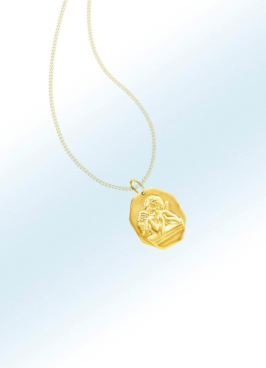 Schoner Anhanger Mit Schutzengel Motiv Damenschmuck Echt Gold Brigitte Salzburg