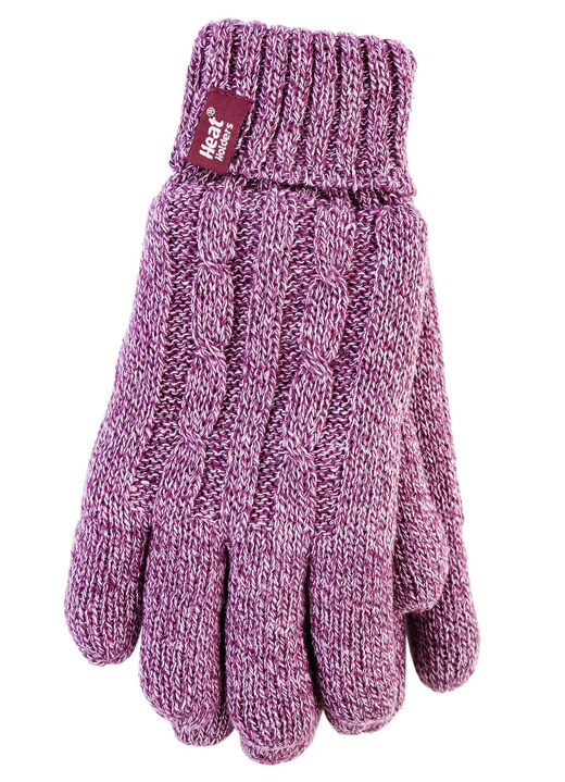 Aktiv- und Sportmode - Thermo-Handschuhe von Heat Holders® für mehr Komfort im Winter, in Größe 001 bis 002, in Farbe ROSÉ Ansicht 1