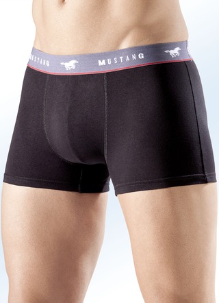 Mustang Dreierpack Pants mit Elastikbund, uni