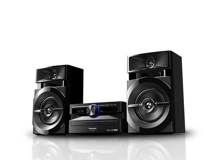 Modern - Panasonic Stereoanlage SC-UX104, in Farbe SCHWARZ Ansicht 1