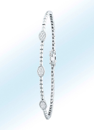 Elegantes Armband mit 21 Brillanten