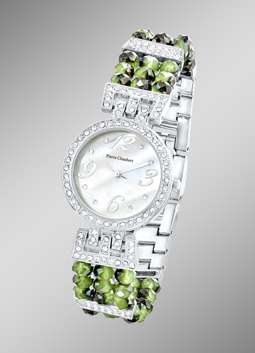 - Pierre-Chaubert-Quartz-Damenuhr, in Farbe