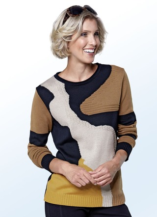 Pullover mit Baumwolle und dezenten Strukturen