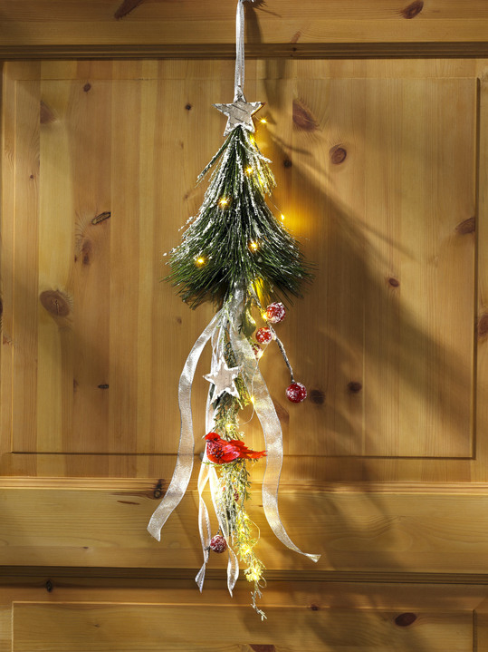 Weihnachtliche Dekorationen - Beleuchteter Dekohänger, in Farbe GRÜN