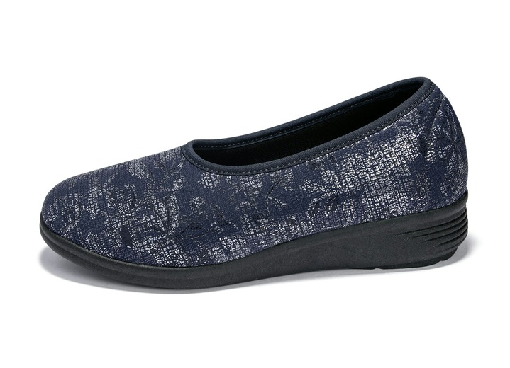Halbschuhe - AEROSOFT Ballerina, in Größe 036 bis 042, in Farbe MARINE Ansicht 1