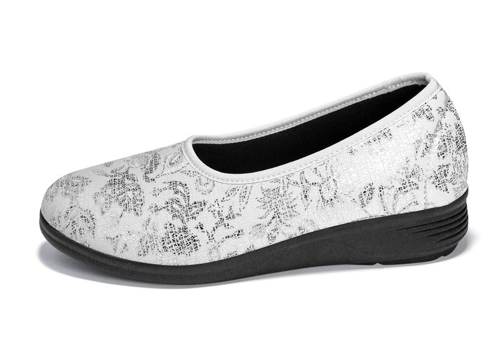 Halbschuhe - AEROSOFT Ballerina, in Größe 036 bis 042, in Farbe WEISS Ansicht 1