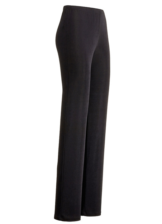 - Hose mit edlem Glanz in Extra-Kurzgrößen, in Größe 205 bis 285, in Farbe SCHWARZ Ansicht 1