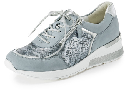 Trendiger Schnürschuh in 3 Farben mit herausnehmbarem Lederfußbett, Weite H