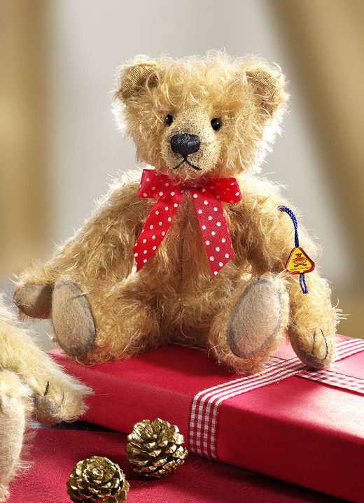 Geschenkideen - Teddybären aus Mohairplüsch, in Farbe HONIG, in Ausführung Teddybär, Heribert Ansicht 1