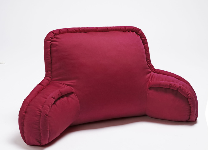 Sitzhilfen - Bettsessel für komfortables Entspannen, in Farbe ROT Ansicht 1