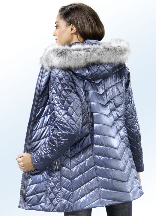Jacken, Mäntel, Blazer - Jacke mit abnehmbarer Kapuze Jacken, Mäntel, Blazer - Jacke mit abnehmbarer Kapuze, in Größe 036 bis 054, in Farbe JEANSBLAU