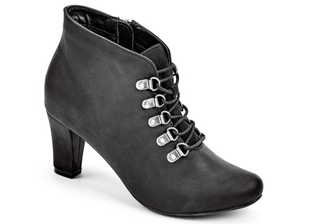 Schnür-Stiefelette im Vintage-Stil