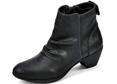 Andrea Conti Stiefelette mit Raffung