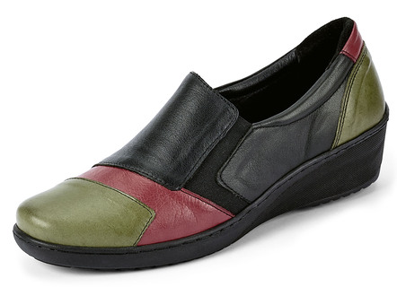 Gemini Slipper aus leicht schattiertem Rindleder