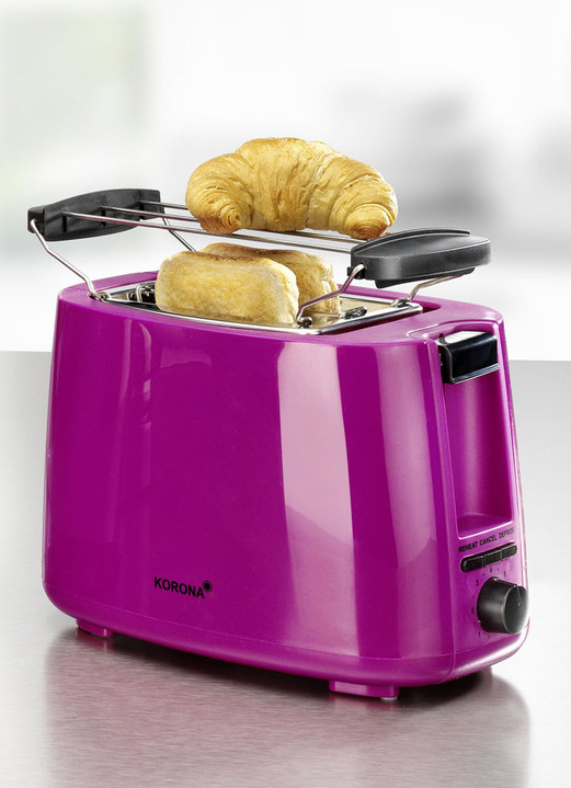 Kaffeemaschinen - Korona-Frühstücksserie  für den perfekten Genuss, in Farbe BEERE, in Ausführung Toaster Ansicht 1