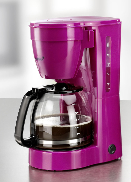 Kaffeemaschinen - Korona-Frühstücksserie  für den perfekten Genuss, in Farbe BEERE, in Ausführung Kaffeemaschine Ansicht 1