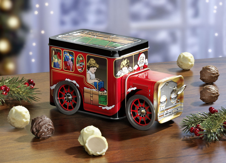 Weihnachten - Spieluhrdose Christmas Truck, in Farbe BUNT