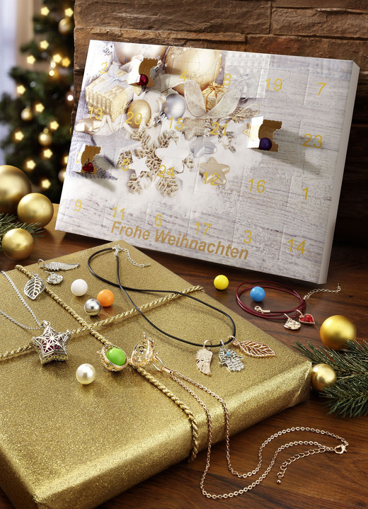 Damen-Modeschmuck - Schmuck-Adventskalender, in Farbe BUNT Ansicht 1