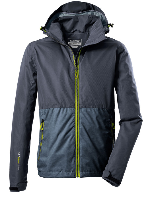 Aktiv- und Sportmode - Herren-Funktionsjacke von Killtec® mit abnehmbarer Kapuze, in Größe 48 (S) bis 60 (4XL), in Farbe DUNKELNAVY Ansicht 1