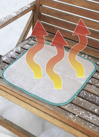 Thermo-Sitzkissen, 2er Set