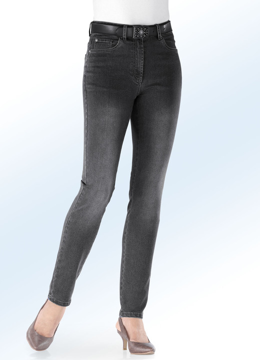 Hosen - Basic-Jeans, in Größe 017 bis 052, in Farbe GRAFIT Ansicht 1