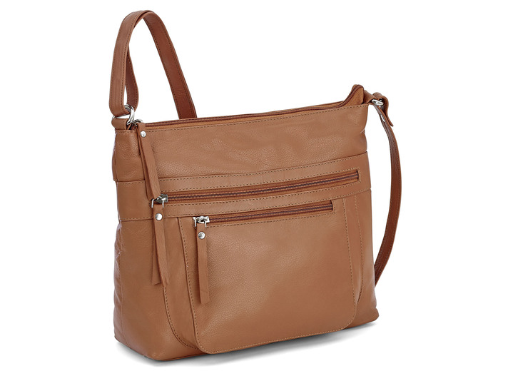 Taschen - Laurina, Tasche, Damen, mit verstellbarem Umhängeriemen, in Farbe COGNAC Ansicht 1
