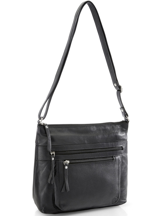 Taschen - Laurina, Tasche, Damen, mit verstellbarem Umhängeriemen, in Farbe SCHWARZ Ansicht 1