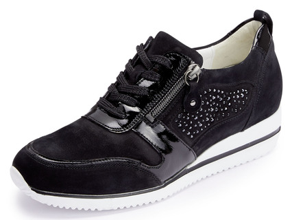 Waldläufer, bequeme Damen-Schnürschuhe, Weite H, mit herausnehmbarem Fußbett