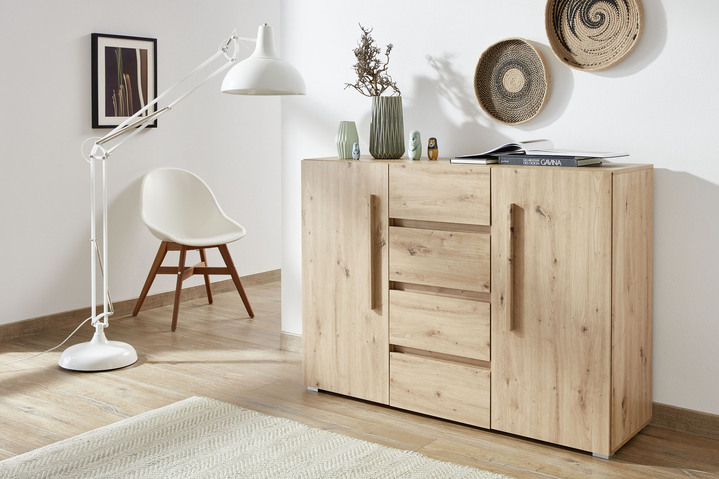 Sideboards & Kommoden - 2-türige Kommode, in Farbe ARTISAN-EICHE