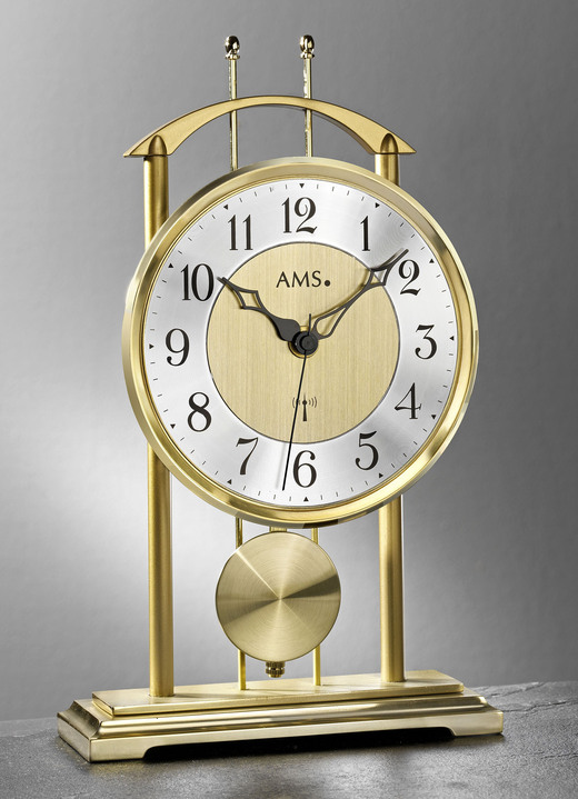Uhren - Tischuhr mit Funkwerk, in Farbe GOLD Ansicht 1
