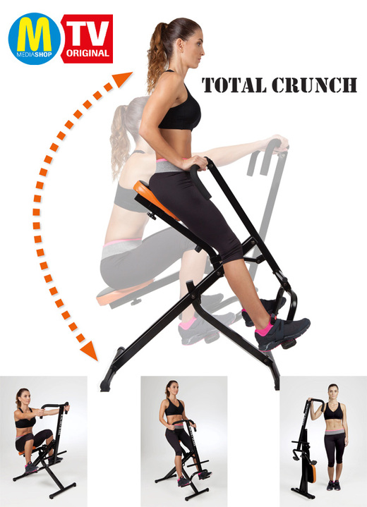 Fitness - Total Crunch Heimtrainer, in Farbe SCHWARZ Ansicht 1