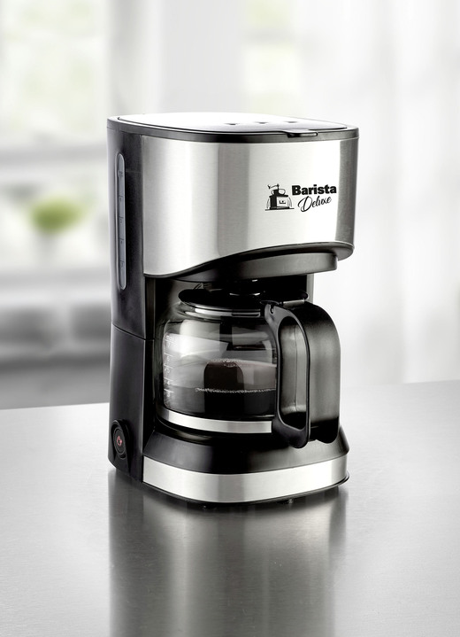 Kaffeemaschinen - Kaffeemaschine mit Permanentfilter, in Farbe EDELSTAHL-SCHW.
