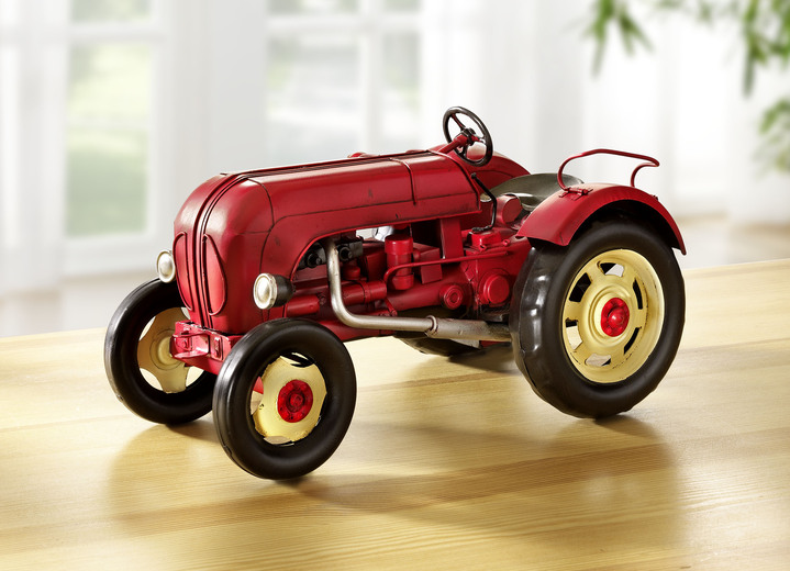 - Porsche-Traktor, in Farbe ROT Ansicht 1