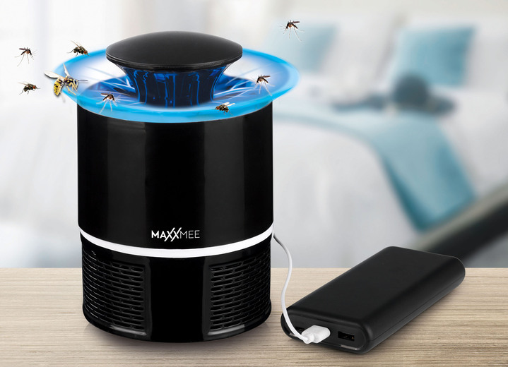 Haushaltshelfer - LED-Insektenfalle ohne schädliche Giftstoffe, in Farbe SCHWARZ