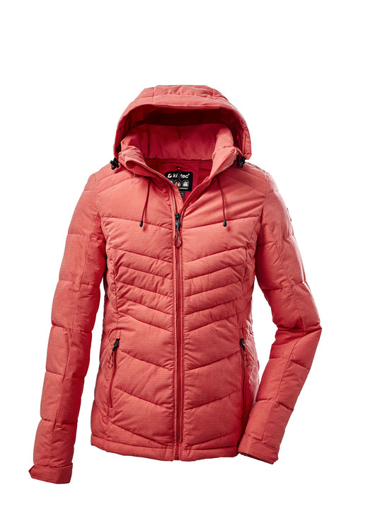 Jacken, Mäntel, Blazer - Trendige Damen-Funktionsjacke mit raffinierten Steppungen, in Größe 036 bis 050, in Farbe HIMBEERE Ansicht 1