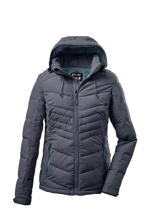Jacken, Mäntel, Blazer - Trendige Damen-Funktionsjacke mit raffinierten Steppungen, in Größe 036 bis 050, in Farbe DUNKELNAVY Ansicht 1