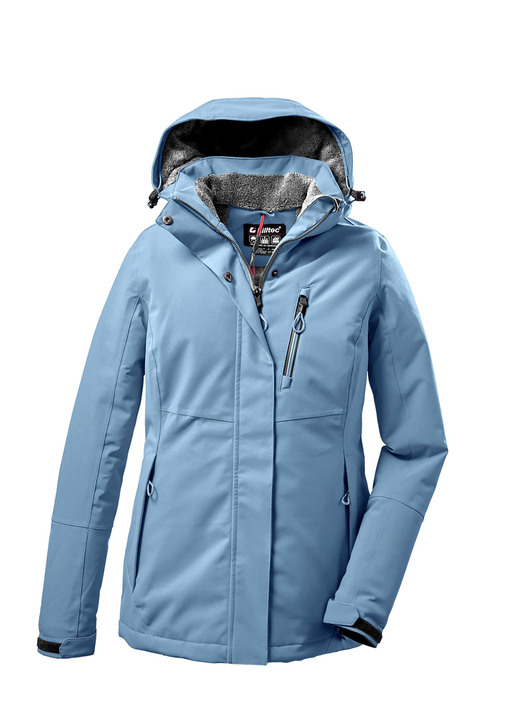Aktiv- und Sportmode - Modische Damen-Funktionsjacke mit hohen Tragekomfort, in Größe 036 bis 054, in Farbe STURMBLAU Ansicht 1