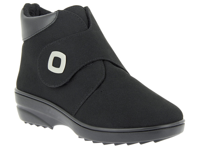 Komfortschuhe - FLORETT Damen Klett-Boots, in Größe 037 bis 042, in Farbe SCHWARZ Ansicht 1