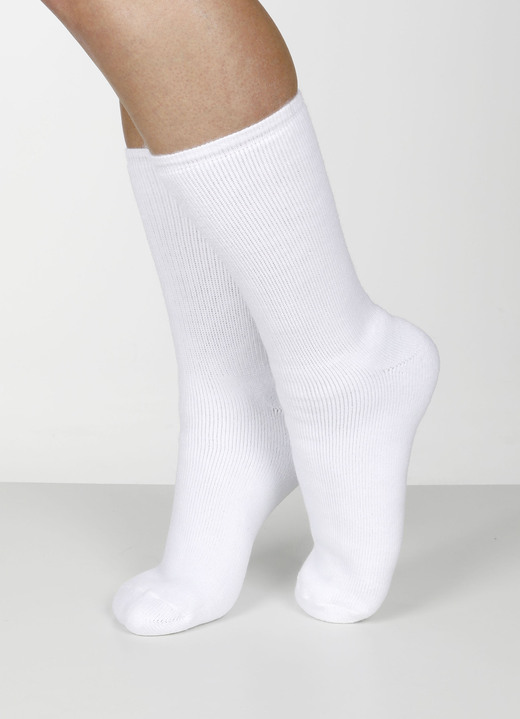 Strümpfe - Wärmespeicher-Socken-Set für Damen, in Farbe WEIß Ansicht 1
