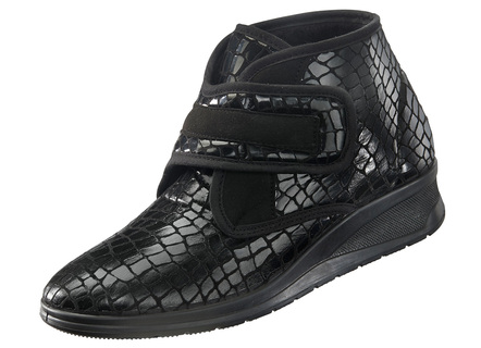 Klett-Stiefelette in Kroko-Optik