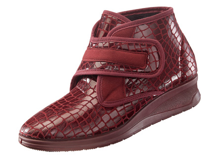 Klett-Stiefelette in Kroko-Optik