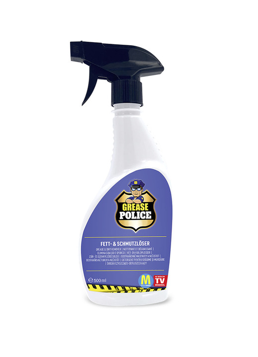 Reinigungshelfer & Reinigungsmittel - Grease Police Fettlöser, in Farbe WEISS Ansicht 1