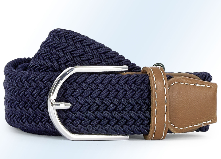 Accessoires    - Dehnbarer Gürtel, in Größe 090 bis 100, in Farbe DUNKELBLAU Ansicht 1