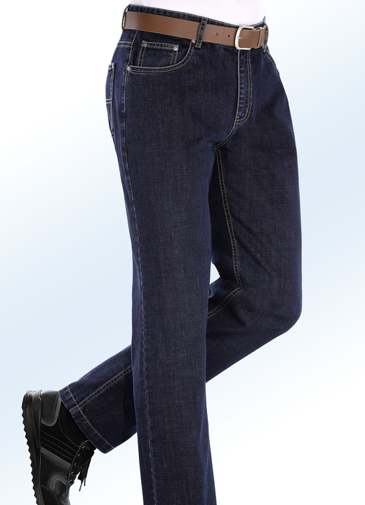 Hosen - Jeans in 3 Farben, in Größe 024 bis 110, in Farbe DUNKELBLAU Ansicht 1